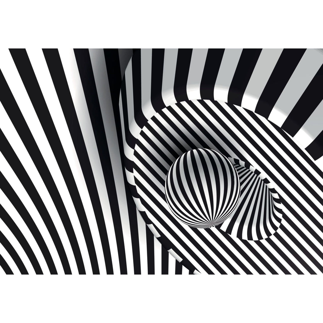 Illusion Carpet|Black White 3D Illusion Area Rug|Optic Illusion Rug|Machine-Washable Rug|Abstract Multi-Purpose Non-Slip Carpet