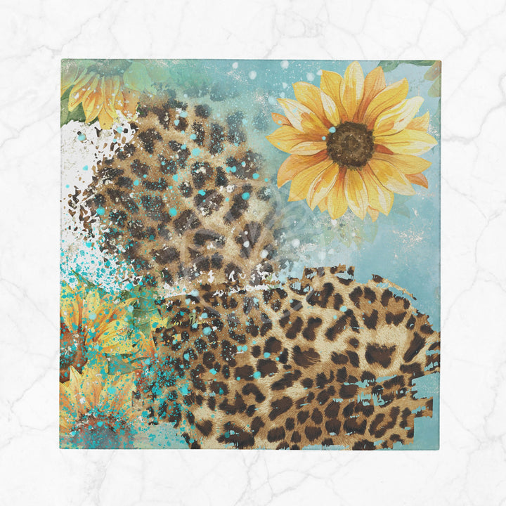 Sunflower Fabric Napkin|Fall Handkerchief|Sunflower Cloth Serviette|Farmhouse Autumn Tableware|Housewarming Napkin|Floral Napkin