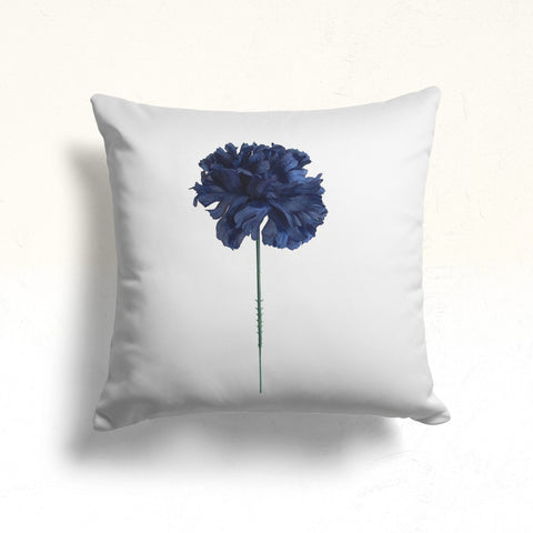 Blue Floral Pillow Case|Summer Pillowcase|Floral Cushion Cover|Sofa Cushion Case|Decorative Throw Pillowtop|Boho Pillow Cover