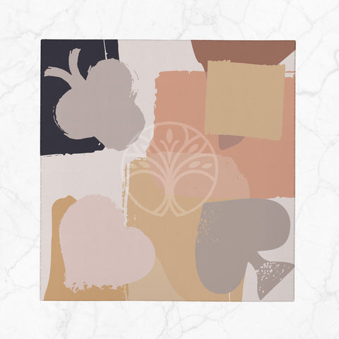 Abstract Boho Napkin|Modern Fabric Napkin|Cloth Serviette|Rustic Handkerchief|Farmhouse Table|Reusable Tableware|Stylish Napkin