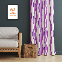 Line Print Living Room Curtain|Abstract Boho Curtain|Housewarming Modern Home Decor|Thermal Insulated Window Treatment