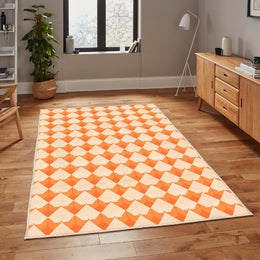 Geometric Area Rug|Triangle Design Rug|Machine-Washable Non-Slip Rug|Stylish Multi-Purpose Anti-Slip Carpet|Living Room Carpet