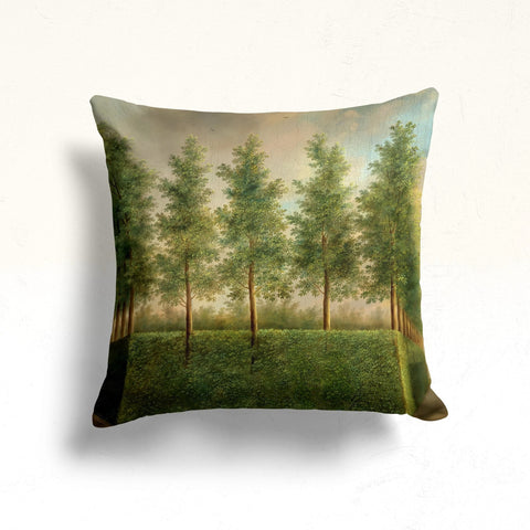 Winter Throw Pillowcase|Cozy Farmhouse Cushion Case|Xmas Tree Boho Pillow Cover|Christmas Couch Cushion Cover|Tree Print Outdoor Pillow Case