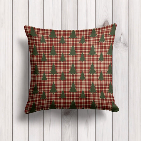 Winter Pillow Cover|Polkadot Outdoor Cushion Case|Plaid Cushion Cover|Reindeer Home Decor|Christmas Pillowcase|Xmas Flower Throw Pillow Case