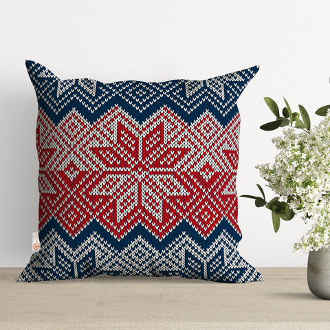 Winter Throw Pillowcase|Pixel Art Cushion Case|Christmas Outdoor Pillow Case|Snowflake Sofa Decor|Pine Tree Pillow Cover|Snowman Cushion
