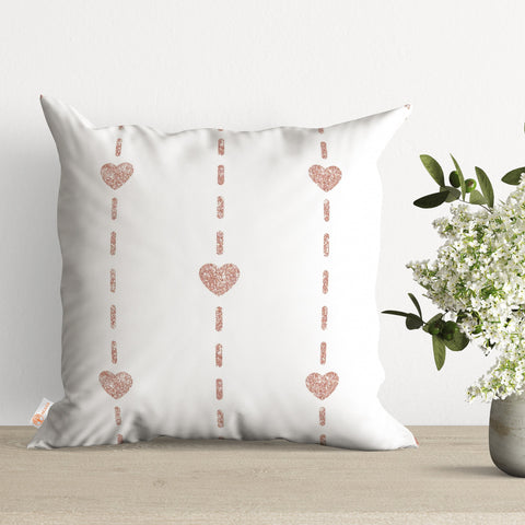 Heart Print Love Pillow Cover|Valentine&