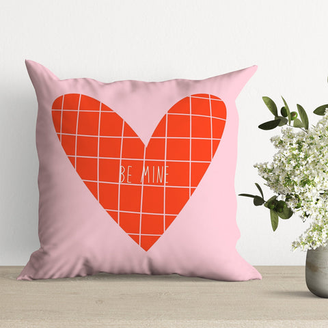 Heart Pattern Pillow Cover|Be Mine Pillow Case|Valentine&